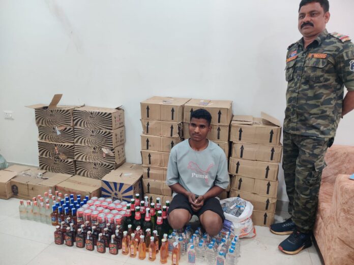 अवैध शराब पर पुलिस की करारी चोट, ₹1.95 लाख की खेप पकड़ी गई