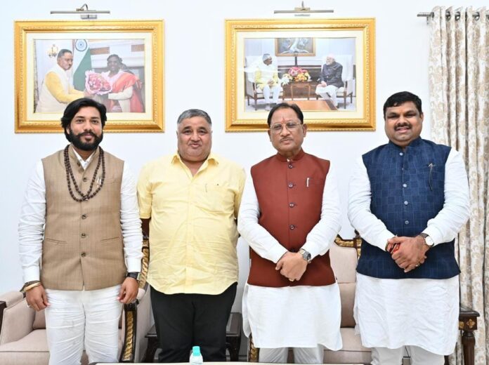 मुख्यमंत्री साय ने गजेंद्र यादव, गुरु खुशवंत साहेब एवं राजेश अग्रवाल को दी शुभकामनाएँ