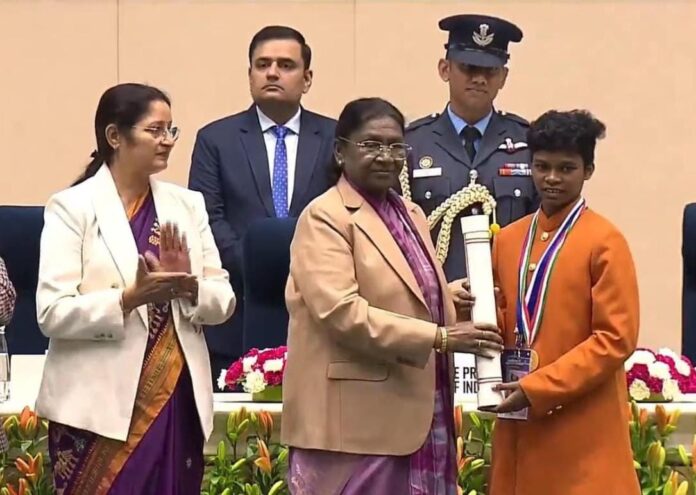 कोण्डागांव की योगिता मंडावी को प्रधानमंत्री राष्ट्रीय बाल पुरस्कार