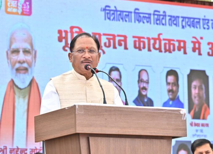 चित्रोत्पला फिल्म सिटी छत्तीसगढ़ की रचनात्मक अर्थव्यवस्था को देगी नई गति : मुख्यमंत्री साय