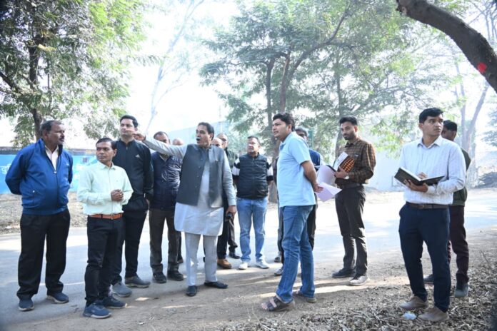 जरवाय में हरियाली की नई पहचान: 9 करोड़ का अमृत उद्यान, स्थल चयन पूर्ण - राजेश मूणत