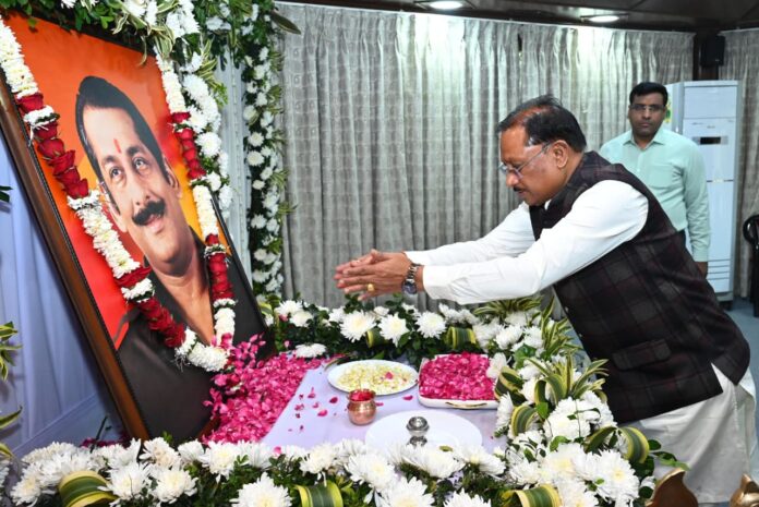 जनजातीय समाज के उत्थान के लिए समर्पित रहा स्व. दिलीप सिंह जूदेव का जीवन : मुख्यमंत्री साय