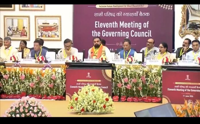 नीति आयोग की बैठक में मुख्यमंत्री विष्णुदेव साय ने रखा विकसित छत्तीसगढ़ का विजन